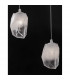 Ice 5 Light Bar Pendant Ceiling Light White Colour Glass White Metal LED G9-5