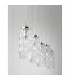 Laval 5 Light Bar Pendant Ceiling Light Clear Glass Chrome Base LED E14-2