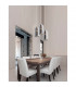 Blake 3 Light Cluster Pendant Ceiling Light Smoke Glass Chrome Aluminium LED E27-2