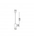 Blake Slim Pendant Ceiling Light Smoke Glass Chrome Aluminium LED E27-3