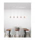 Hugo 5 Light Bar Pendant Ceiling Light Chrome Aluminium Clear Glass Rose Gold Frame LED G9-2