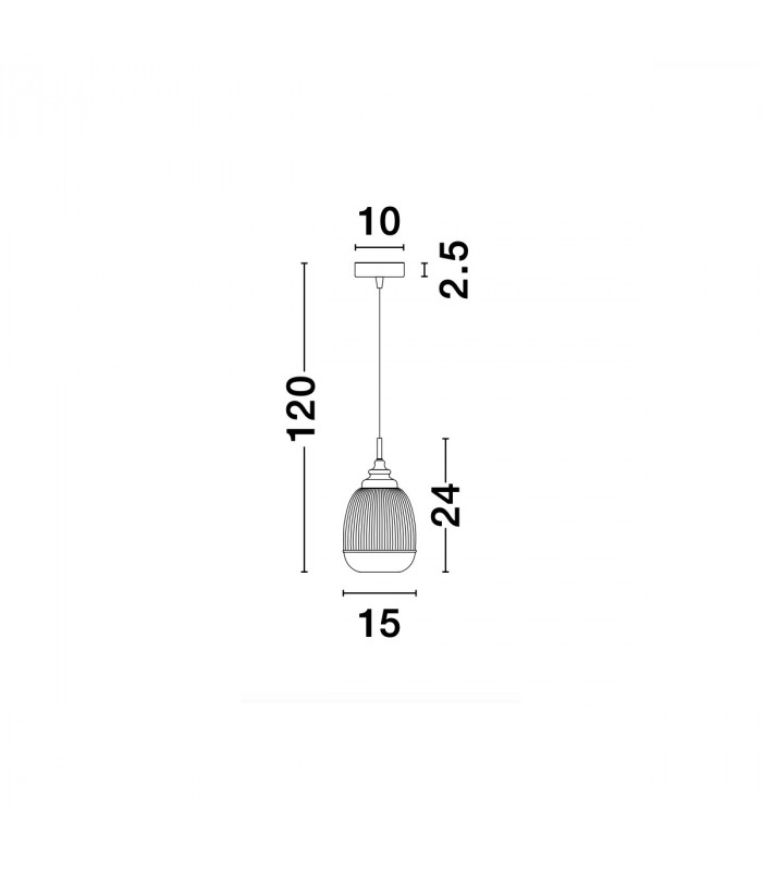 Mond 15cm Dome Pendant Ceiling Light Satin Gold Metal Clear Glass LED E14-6