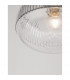 Mond 18cm Dome Pendant Ceiling Light Satin Gold Metal Clear Glass LED E14-5