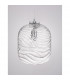 Ficato 24.5cm Globe Pendant Ceiling Light Chrome Metal Clear Glass LED E27-3