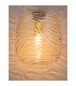 Ficato 24.5cm Globe Pendant Ceiling Light Brass Metal Champagne Glass LED E27-4