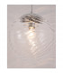 Ficato 30cm Globe Pendant Ceiling Light Chrome Metal Clear Glass LED E27-5