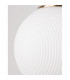 Athena 25cm Globe Pendant Ceiling Light Opal Glass Brass Metal LED E27-7