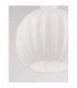 Odell 15cm Globe Pendant Ceiling Light Chrome Aluminium Opal Glass LED E14-4