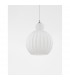 Odell Globe Pendant Ceiling Light Chrome Aluminium Opal Glass LED E27-2