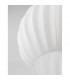 Odell Globe Pendant Ceiling Light Chrome Aluminium Opal Glass LED E27-5