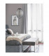 Hector Globe Pendant Ceiling Light Chrome Metal Smoky Grey Glass LED E27-2