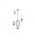 Hector Globe Pendant Ceiling Light Chrome Metal Smoky Grey Glass LED E27-6