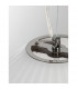 Hector Globe Pendant Ceiling Light Chrome Metal Opal Glass LED E27-3