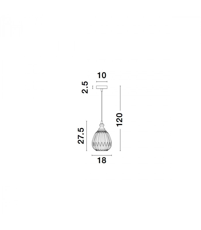 Zarley Globe Pendant Ceiling Light Chrome Metal Smoky Grey Glass LED E27-7