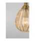 Zarley Globe Pendant Ceiling Light Brass Metal Champagne Glass LED E27-2
