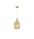 Lingua Dome Pendant Ceiling Light Brass Metal Champagne Glass LED E27-1