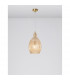 Lingua Dome Pendant Ceiling Light Brass Metal Champagne Glass LED E27-2