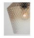 Magio 3 Light Cluster Pendant Ceiling Light Cognac Shadow Glass Brass Gold Metal LED E27-4