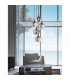 Cedro 5 Light Cluster Pendant Ceiling Light Smoky Glass Bronze Black Metal LED E27-2