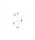 Ficato 30cm Globe Pendant Ceiling Light Smoke Glass Chrome Aluminium LED E27-4
