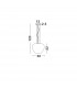 Nala Dome Pendant Ceiling Light Chrome Aluminium Smoke Glass LED E27-2