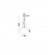 Nala Dome Pendant Ceiling Light Chrome Aluminium Opal Glass LED E27-3