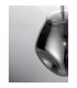Lava 25cm Pendant Ceiling Light Chrome Metal Handmade Chrome Glass LED E27-3
