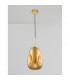 Lava 22.5cm Pendant Ceiling Light Gold Metal Handmade Gold Glass LED E27-4
