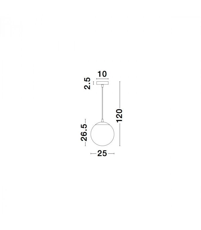 Nazio 25cm Dome Pendant Ceiling Light Copper Glass Chrome Aluminium LED E27-4
