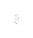 Bennett 3 Light Cluster Pendant Ceiling Light Chrome Glass Metal LED E27-4