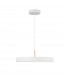 Vetro Integrated LED Pendant Ceiling Light Matt White Aluminium LED 41W 2693Lm 3000K-1