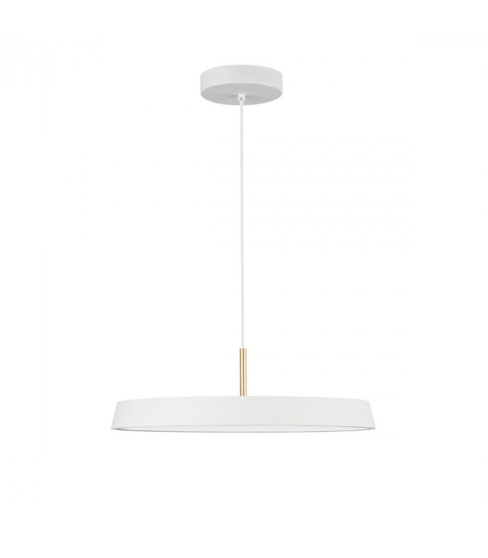 Vetro Integrated LED Pendant Ceiling Light Matt White Aluminium LED 41W 2693Lm 3000K-1