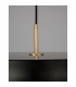 Vetro Integrated LED Pendant Ceiling Light Matt Black Aluminium LED 41W 2693Lm 3000K-6