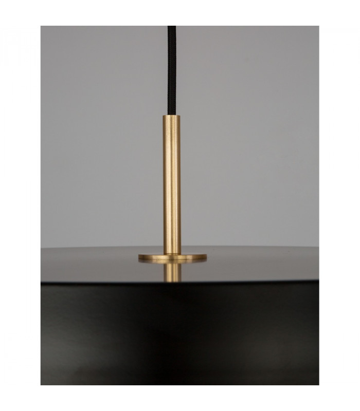 Vetro Integrated LED Pendant Ceiling Light Matt Black Aluminium LED 41W 2693Lm 3000K-6