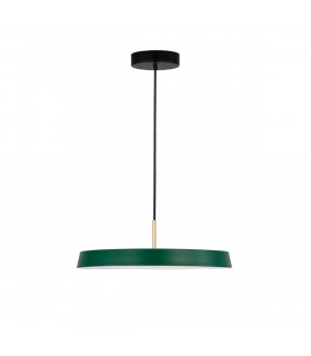 Vetro Integrated LED Pendant Ceiling Light Matt Green Aluminium LED 41W 2693Lm 3000K-1