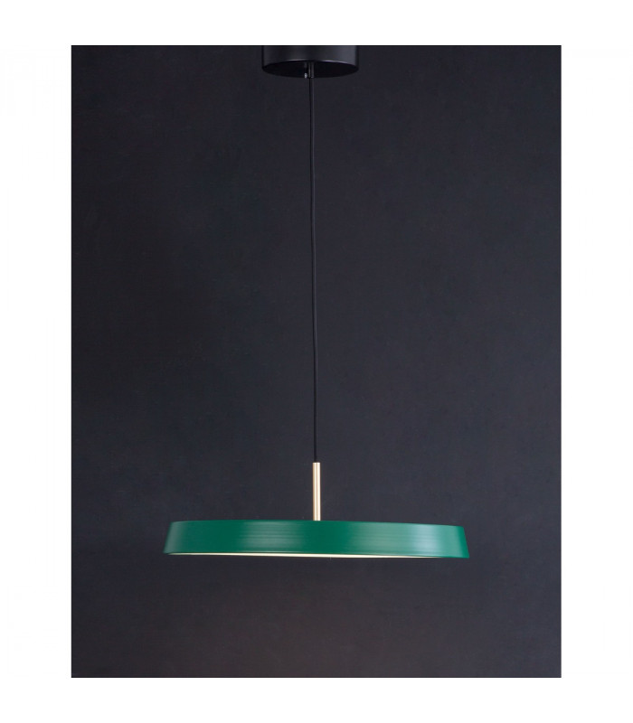 Vetro Integrated LED Pendant Ceiling Light Matt Green Aluminium LED 41W 2693Lm 3000K-3
