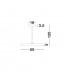 Vetro Integrated LED Pendant Ceiling Light Matt Green Aluminium LED 41W 2693Lm 3000K-7