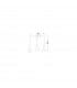 Nuorese 3 Light Cluster Pendant Ceiling Light Aluminium Dark Brown Outside Gold Inside LED E27-3