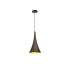 Nuorese 20cm Dome Pendant Ceiling Light Aluminium Dark Brown Outside Gold Inside LED E27-1