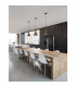 Nuorese 20cm Dome Pendant Ceiling Light Aluminium Dark Brown Outside Gold Inside LED E27-2