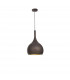Nuorese 24cm Dome Pendant Ceiling Light Aluminium Dark Brown Outside Gold Inside LED E27-1