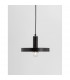 Garni Dome Pendant Ceiling Light Black Metal Outside Gold Inside Black LED E27-4