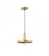 Garni Dome Pendant Ceiling Light Gold Metal Outside Inside Black LED E27-1