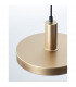 Garni Dome Pendant Ceiling Light Gold Metal Outside Inside Black LED E27-6