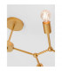 Calisto 8 Light Multi Arm Semi Flush Ceiling Lamp Brass Metal LED E27-5