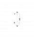 Degli Dome Pendant Ceiling Light Black Metal Outside Aluminium Inside LED E27-3