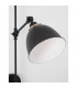 Virgo Dome Wall Lamp Black Brass Metal LED E27-3