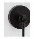 Virgo Dome Wall Lamp Black Brass Metal LED E27-7