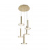 Palencia 5 Light Cluster Pendant Ceiling Light Satin Gold Aluminium LED 53W 1967Lm 3000K-1
