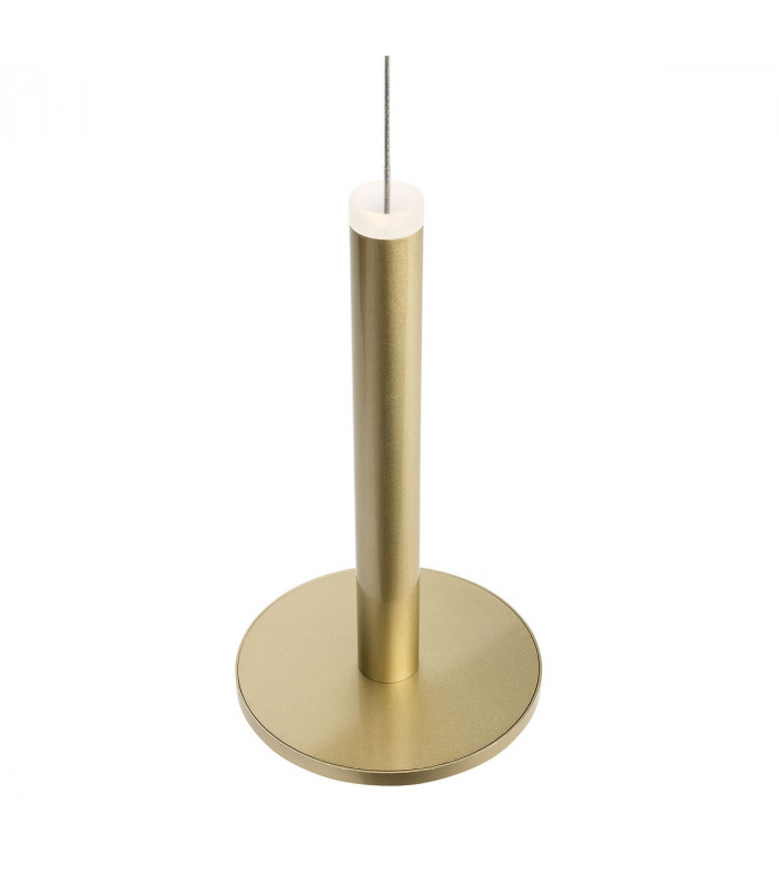 Palencia Integrated LED Pendant Ceiling Light Satin Gold Aluminium LED 11W 414Lm 3000K-4